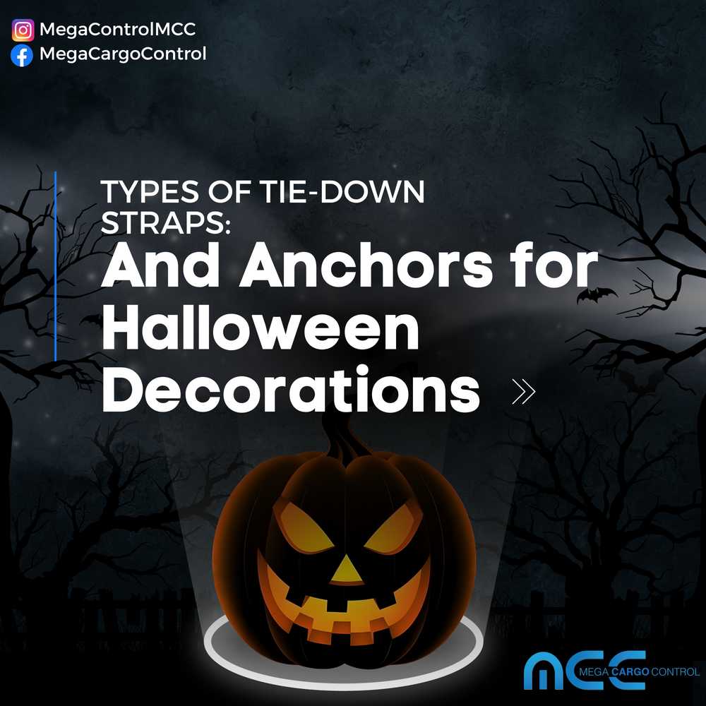 Anchoring Your Halloween Magic: Types of Tie-Down Straps and Anchors for Spooktacular Decorations