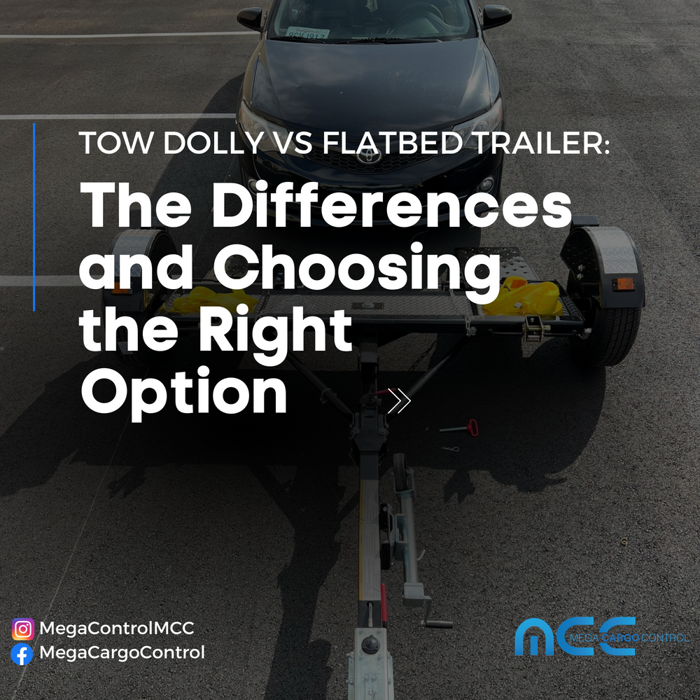 Tow Dolly vs. Flatbed Trailer: Understanding the Differences and Choosing the Right Option