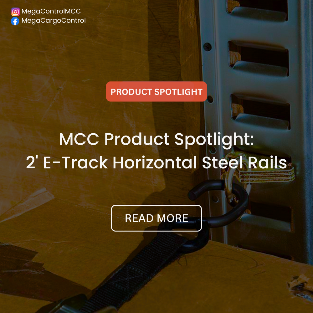 MCC Product Spotlight: 2 ft E-Track Tie Down Horizontal Steel Galvanized E-Track Rails