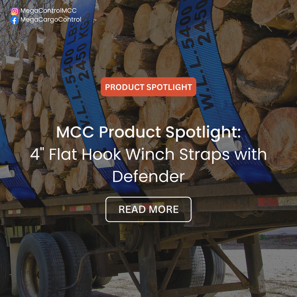 MCC Product Spotlight: 4" Heavy Duty Winch Straps with Flat Hook