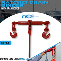 Load image into Gallery viewer, Ratchet Chain Load Binder
