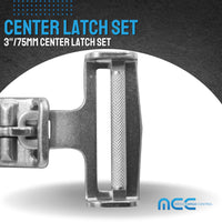 Load image into Gallery viewer, 3&quot;/ 75mm Center Buckle Latch Set - Replacement Buckle for Race Harness
