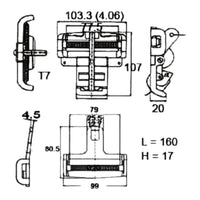 Load image into Gallery viewer, 3&quot;/ 75mm Center Buckle Latch Set - Replacement Buckle for Race Harness
