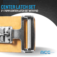 Load image into Gallery viewer, 3&quot;/ 75mm Center Buckle Latch Set - Replacement Buckle for Race Harness
