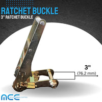 Load image into Gallery viewer, 3&quot; Standard Handle Ratchet Buckle
