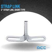 Load image into Gallery viewer, 2&quot; &amp; 3&quot; Center Strap Link - Racecar Harness Hardware
