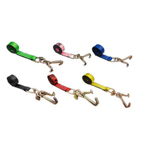 Load image into Gallery viewer, 2&quot; x 10&#39; Tie Down Strap w/ TJ Cluster Hook for Wrecker Tow Truck Auto Hauling
