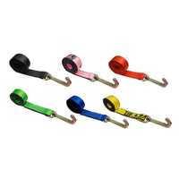 Load image into Gallery viewer, G70 2&quot; x 10&#39; Mini J Hook Towing Trailer Wrecker Tie Down Strap
