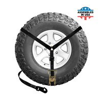 Load image into Gallery viewer, 1&quot; 3-Point Spare Tire Ratchet Y Straps

