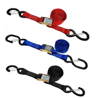 Load image into Gallery viewer, 1&quot; X 6&#39; Cam Buckle Strap With 2 S Hooks With Keeper - Without Loop End
