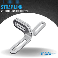 Load image into Gallery viewer, 2&quot; &amp; 3&quot; Center Strap Link - Racecar Harness Hardware
