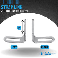 Load image into Gallery viewer, 2&quot; &amp; 3&quot; Center Strap Link - Racecar Harness Hardware
