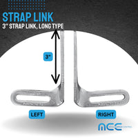 Load image into Gallery viewer, 2&quot; &amp; 3&quot; Center Strap Link - Racecar Harness Hardware
