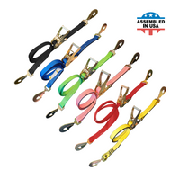 Load image into Gallery viewer, USA 2&quot; Car Tie Down Straps w/ Twist Snap Hooks

