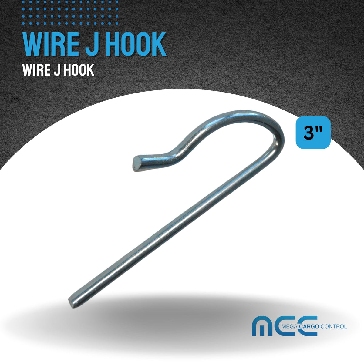 Wall Snap Wire J Hook | Mega Cargo Control