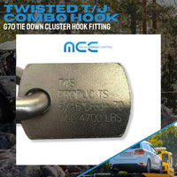 Load image into Gallery viewer, TJ Combination Towing Hook - Grade 70

