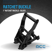 Load image into Gallery viewer, 1&quot; Ratchet Buckles, Round Handle
