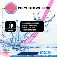 Load image into Gallery viewer, USA 1&quot; Ratchet Buckle Strap w/ S Hooks
