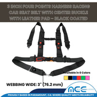 Load image into Gallery viewer, 3&quot; 4-Point Safety Harness (Center Latch &amp; Link)
