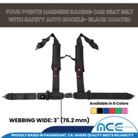 Load image into Gallery viewer, 3&quot; 4-Point Safety Harness (Push-Release Button)
