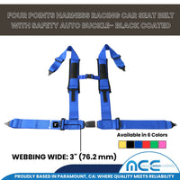 Load image into Gallery viewer, 3&quot; 4-Point Safety Harness (Push-Release Button)
