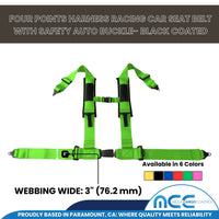 Load image into Gallery viewer, 3&quot; 4-Point Safety Harness (Push-Release Button)

