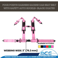 Load image into Gallery viewer, 3&quot; 4-Point Safety Harness (Push-Release Button)
