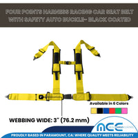Load image into Gallery viewer, 3&quot; 4-Point Safety Harness (Push-Release Button)
