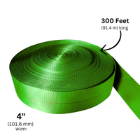 Load image into Gallery viewer, 4" x 300ft Tie Down Webbing Polyester
