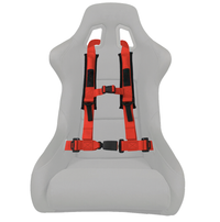 Load image into Gallery viewer, 2&quot; Racing Harness - 4 Point Safety Belt (Push-Release Button)
