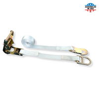 Load image into Gallery viewer, 1&quot; Ratchet Tent Strap With Snap Hook And Double Bar D-Ring Lasso Strap
