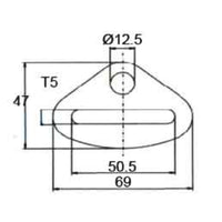 Load image into Gallery viewer, 2&quot; (50.8 mm) Seatbelt Bolt Plates - Zinc &amp; Coated
