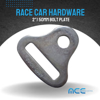 Load image into Gallery viewer, 2&quot; (50.8 mm) Bolt Plate - Zinc Plated
