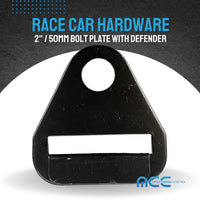 Load image into Gallery viewer, 2&quot; (50.8 mm) Bolt Plate With Defender
