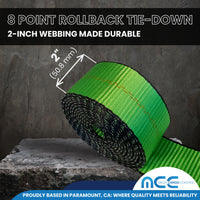 Load image into Gallery viewer, 8 Point Rollback Tie Down System w/ Chain End
