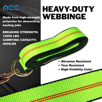 Load image into Gallery viewer, Heavy Duty 8 Point Rollback Tie Down System w/ Chain End
