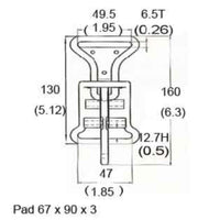 Load image into Gallery viewer, 2&quot;/ 50mm Center Buckle Latch Set - Replacement Buckle for Race Harness
