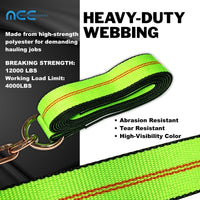 Load image into Gallery viewer, Heavy Duty 8 Point Rollback Tie Down System w/ Chain End
