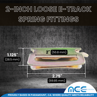 Load image into Gallery viewer, E-Track Spring Fitting
