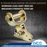 Load image into Gallery viewer, E-Track Idler Swivel Tie-Down Anchor
