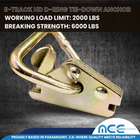 Load image into Gallery viewer, Heavy Duty E-Track Fitting w/ D Ring
