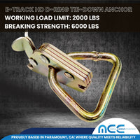 Load image into Gallery viewer, Heavy Duty E-Track Fitting w/ D Ring
