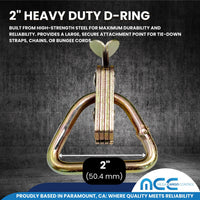 Load image into Gallery viewer, Heavy Duty E-Track Fitting w/ D Ring
