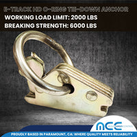 Load image into Gallery viewer, Heavy Duty E-Track Fitting w/ O Ring
