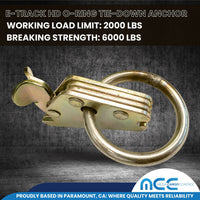 Load image into Gallery viewer, Heavy Duty E-Track Fitting w/ O Ring
