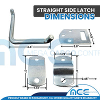 Load image into Gallery viewer, Corner Side Gate Latch Set - Gate Hardware
