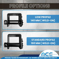 Load image into Gallery viewer, 4&quot; Weld-On Winch For Flatbed Trailer (160 mm)
