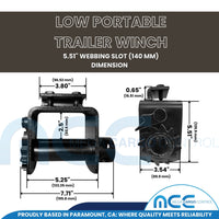 Load image into Gallery viewer, 4&quot; Portable Bolt-On Winches (140 mm)
