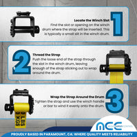 Load image into Gallery viewer, 4&quot; Portable Bolt-On Winches (140 mm)
