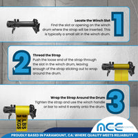 Load image into Gallery viewer, 4" Low-Profile Bracket Combination Winch
